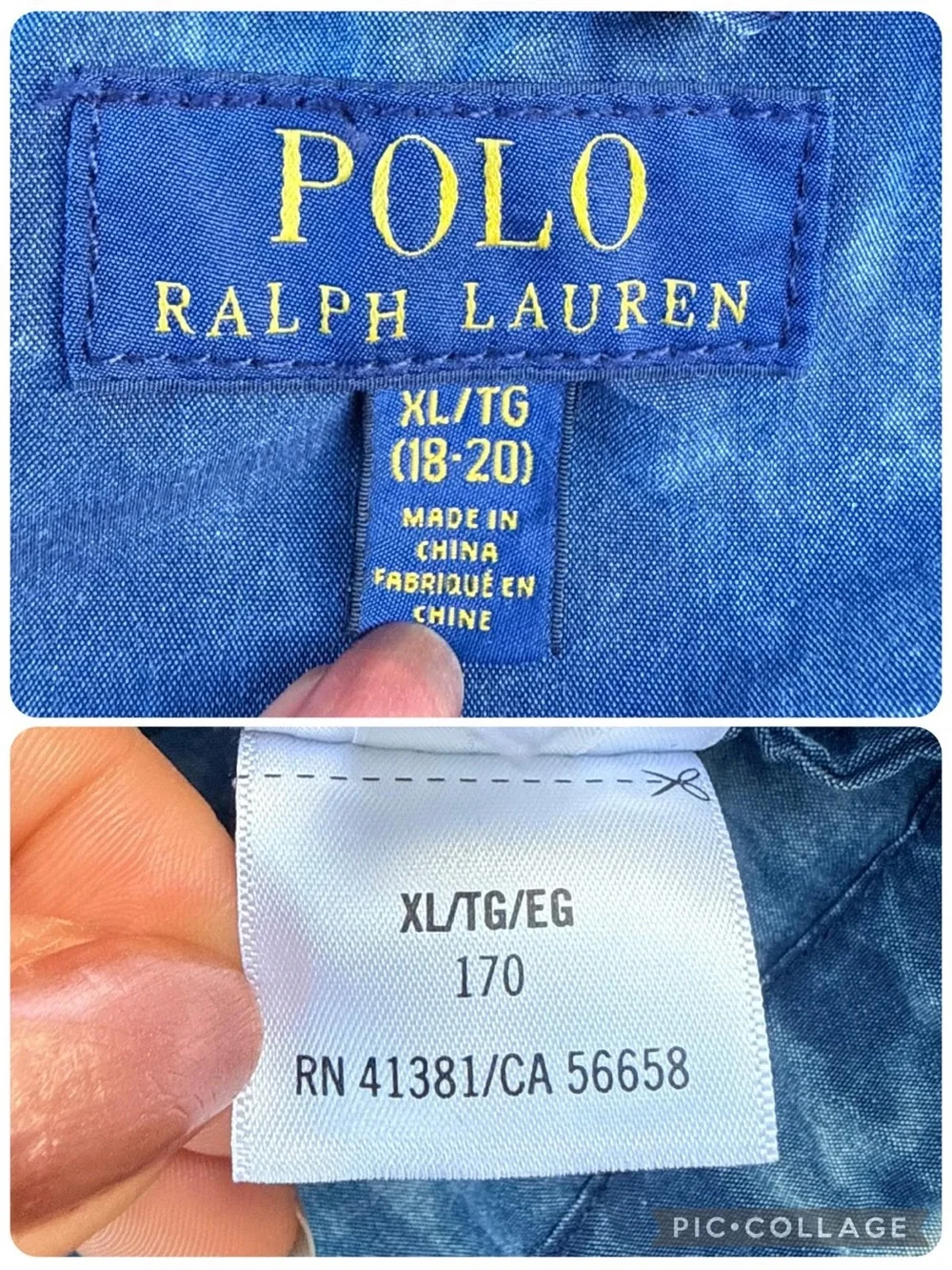 Ralph Lauren lightweight hooded